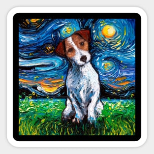 Jack Russell Terrier Night Sticker